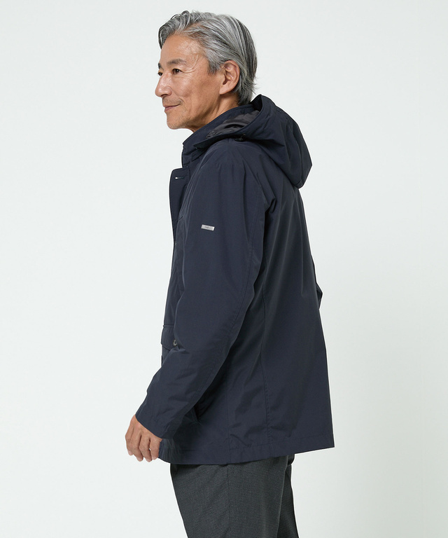 タフタ フード付き マウンテン パーカー