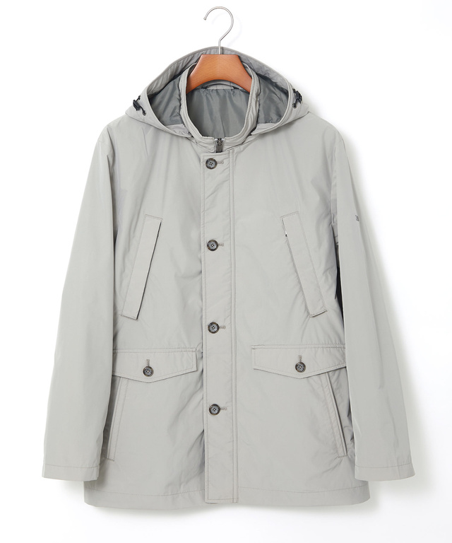 タフタ フード付き マウンテン パーカー