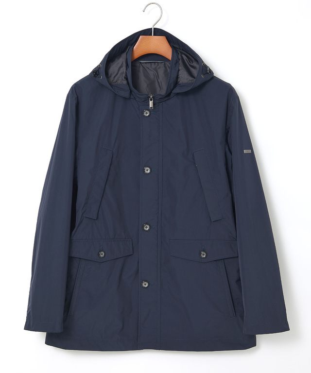 タフタ フード付き マウンテン パーカー