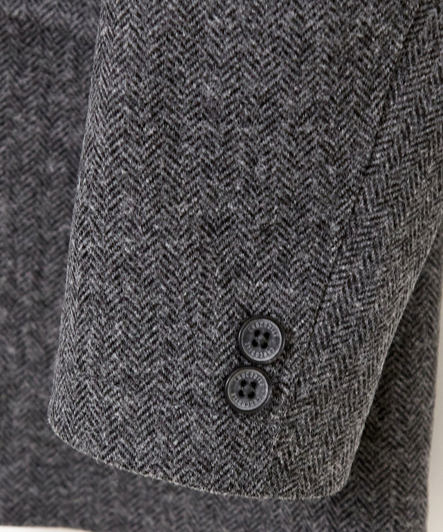 ウールライク ヘリンボーン ジャケット