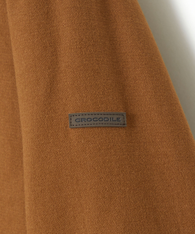 ジャージーメルトン スタンドカラー ジャケット