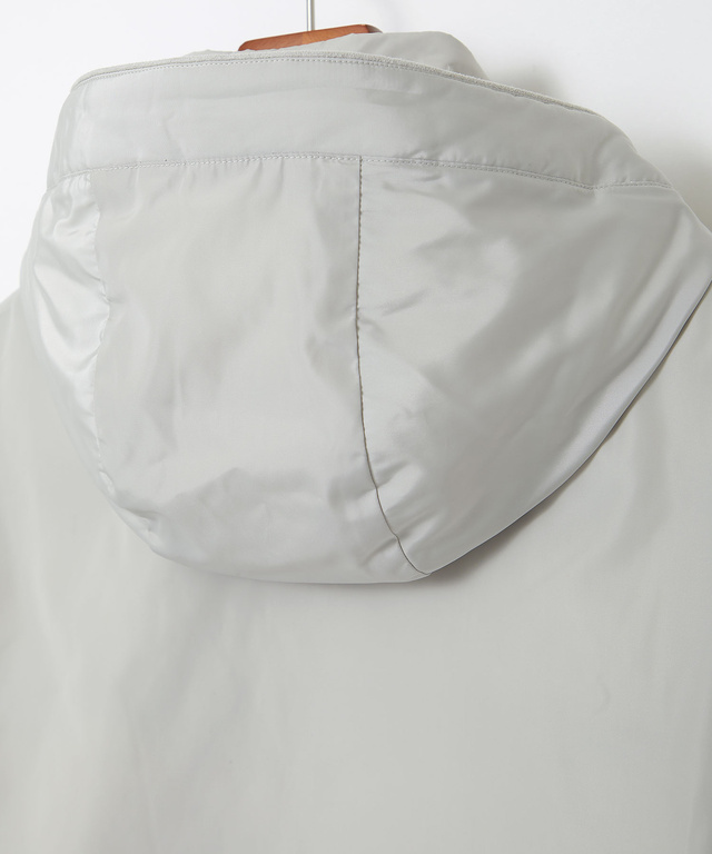 内キルト スタンドカラー ダウン ジャケット