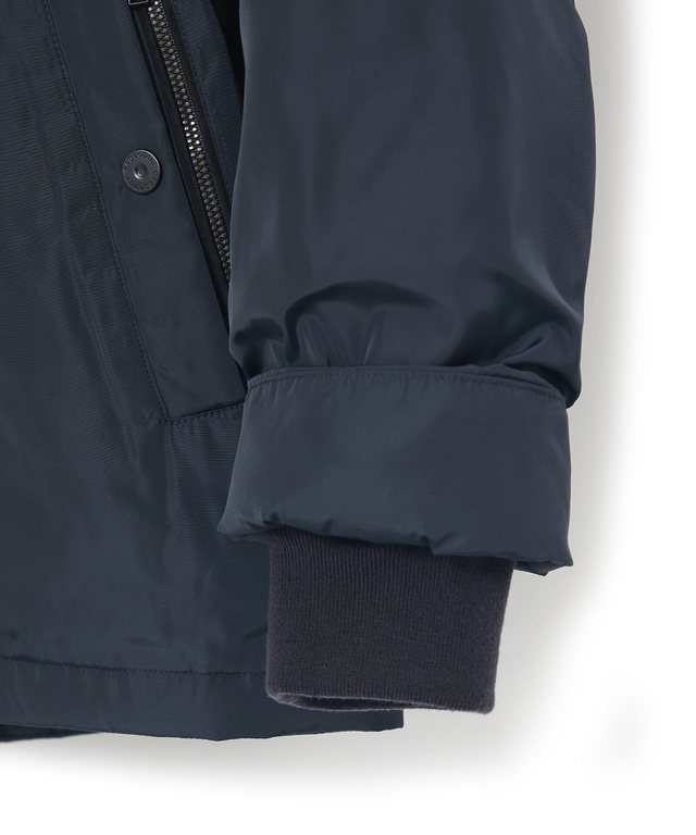 内キルト スタンドカラー ダウン ジャケット