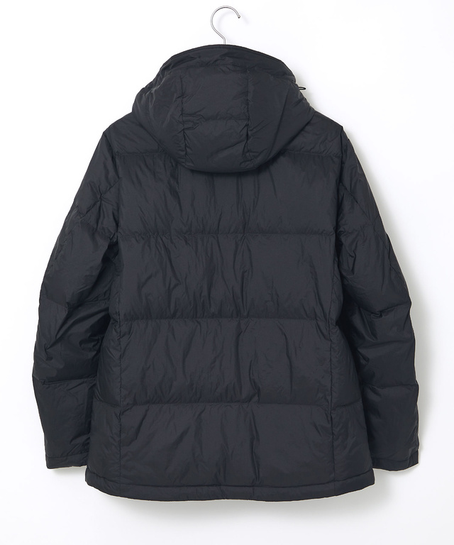 フード付き  スタンドカラー ダウンジャケット