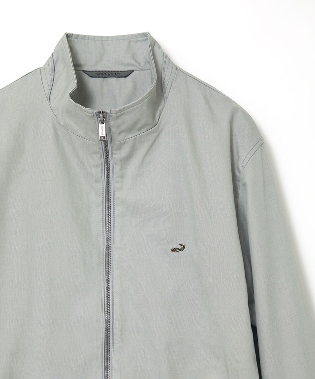 シャンブレーツイル ジップ ブルゾン【吸汗速乾】