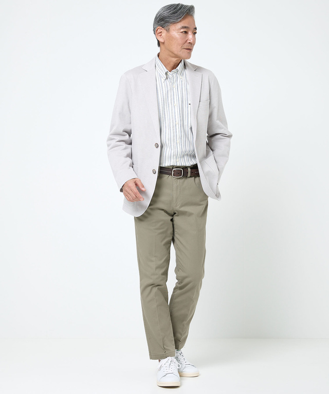 ジャージー ストレッチ テーラードジャケット