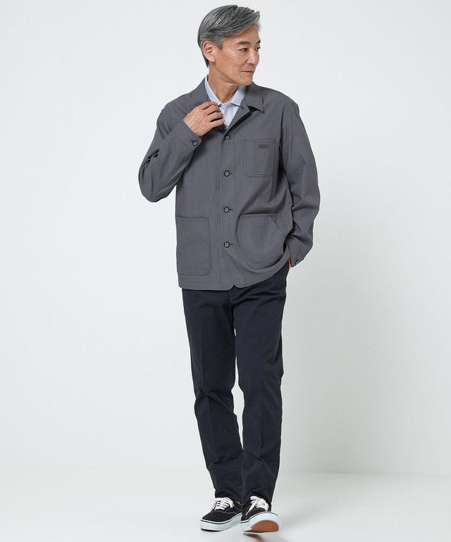 ピケ カバーオール ジャケット