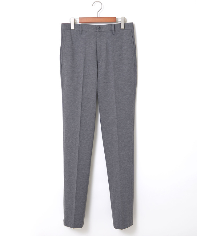 ポンチ素材 ストレート パンツ