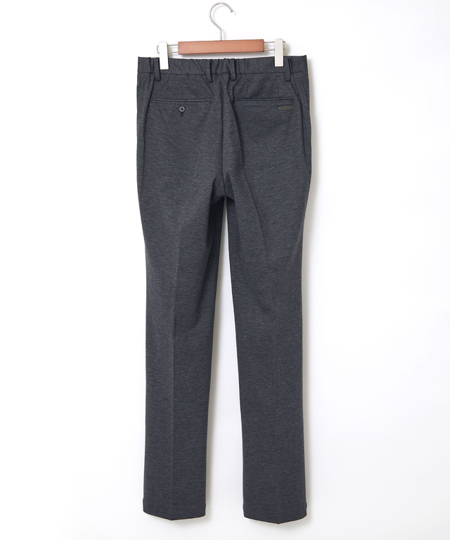 ポンチ素材 ストレート パンツ