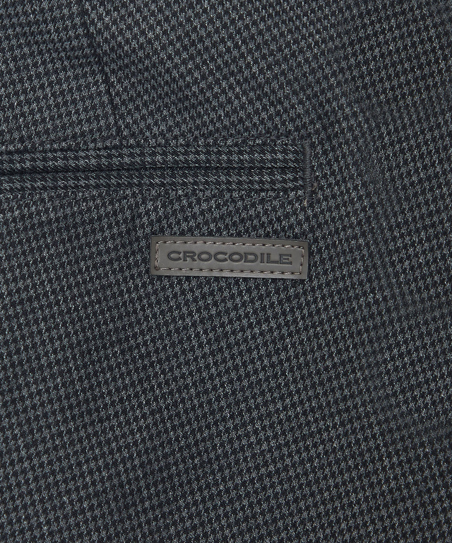 千鳥柄 微起毛 タックパンツ