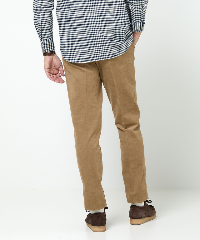 裏起毛 テーパード パンツ