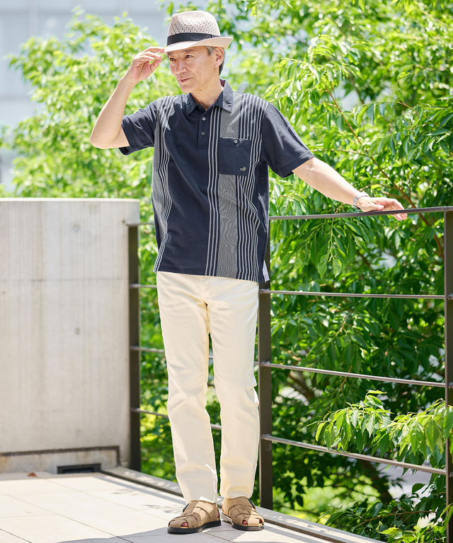 ストレッチ 5P デニムパンツ【接触冷感】
