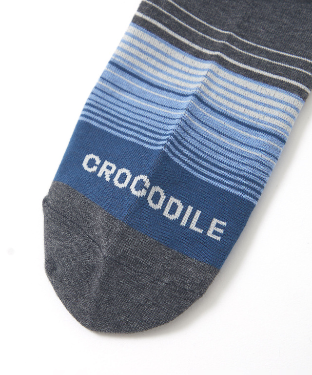 パネルボーダー アンクル ソックス