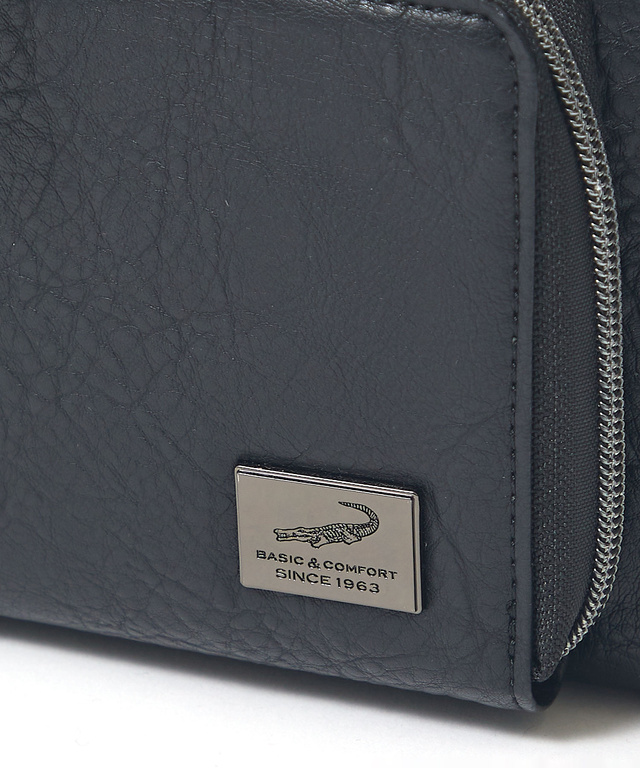 合成皮革 ウォレットショルダー バッグ