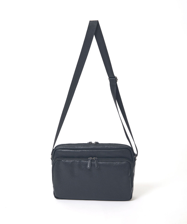 合成皮革 ミドルショルダー バッグ