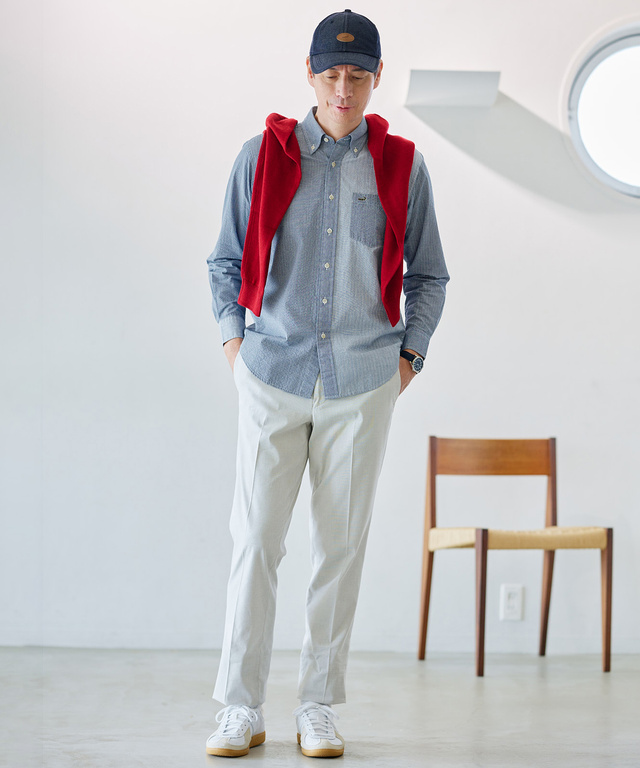 デニム ロゴワッペン キャップ【UV加工】