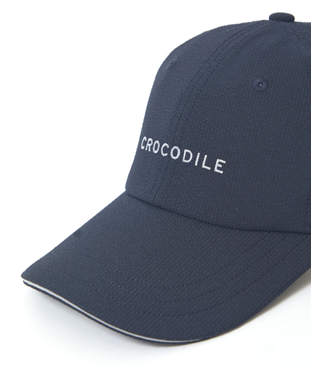 シアサッカー ロゴ刺繍 キャップ【UV加工】