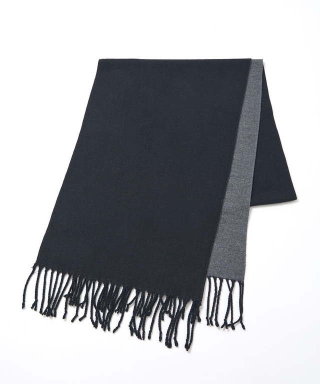 カシミア風 リバーシブル マフラー