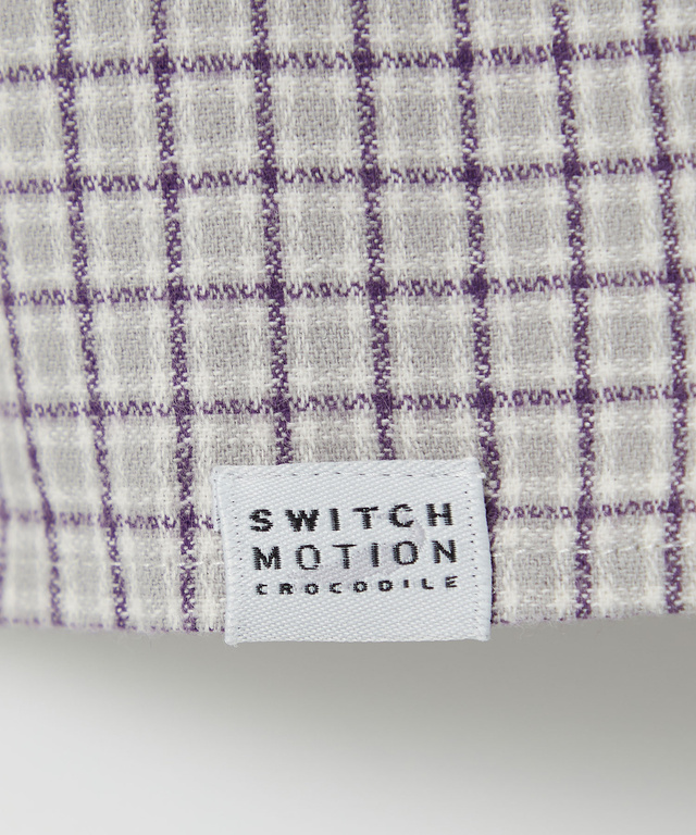 コットン チェック柄 ブラウス