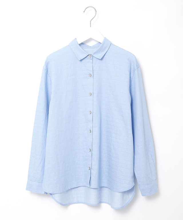 モノグラム ジャカード ブラウス