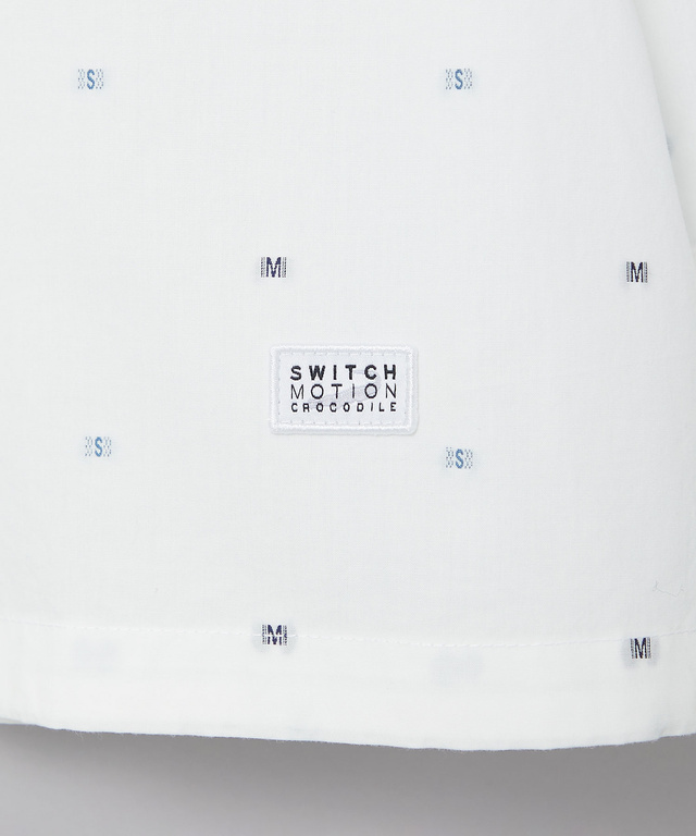 ロゴ ジャカードドビー ブラウス