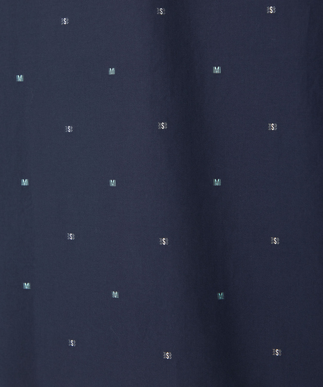 ロゴ ジャカードドビー ブラウス