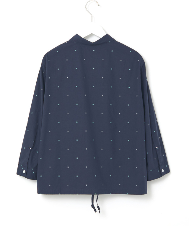 ロゴ ジャカードドビー ブラウス