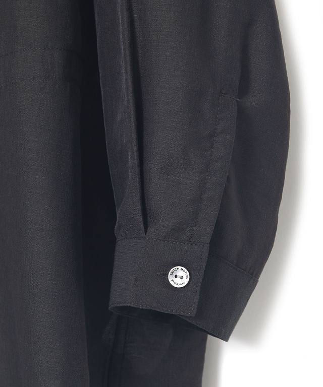 スタンドカラー シアー シャツ ジャケット