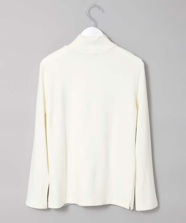 スムース ハイネック カットソー