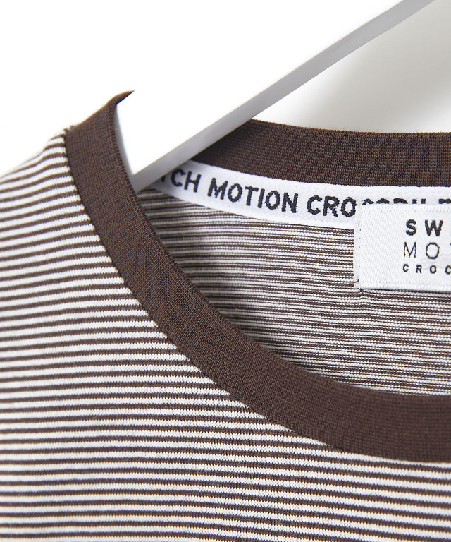 クルーネック ポケット カットソー【ウガンダオーガニックコットン】