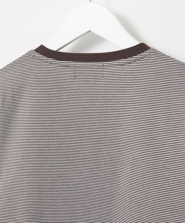 クルーネック ポケット カットソー【ウガンダオーガニックコットン】