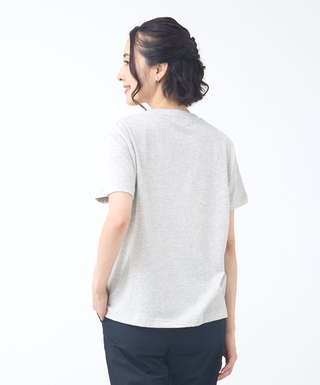 ロゴプリント クルーネック Tシャツ 【吸汗速乾】