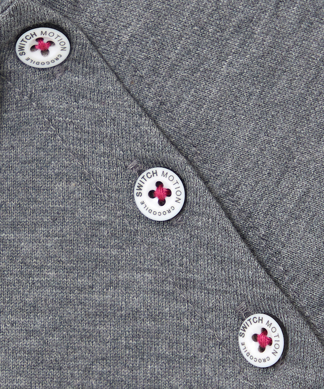 ハイネック ボーダー カットソー