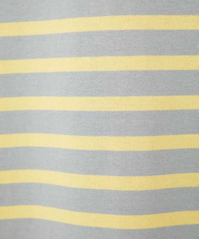 天竺 ボーダー柄 カットソー