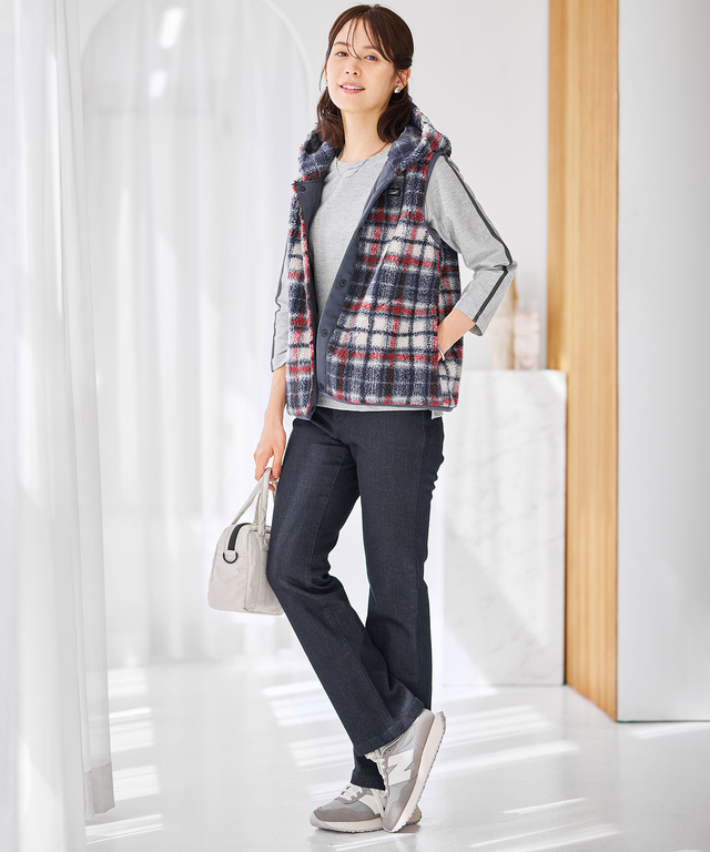 裏毛 七分袖 カットソー