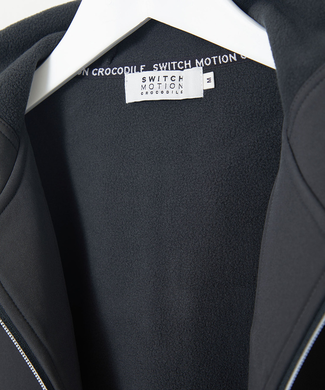 ジャージ素材 フルジップ パーカー