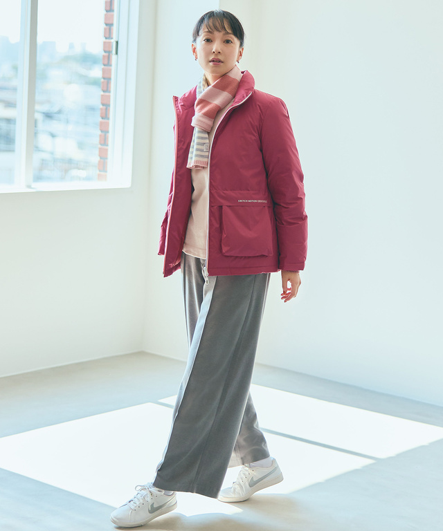 リブ タートルネック カットソー