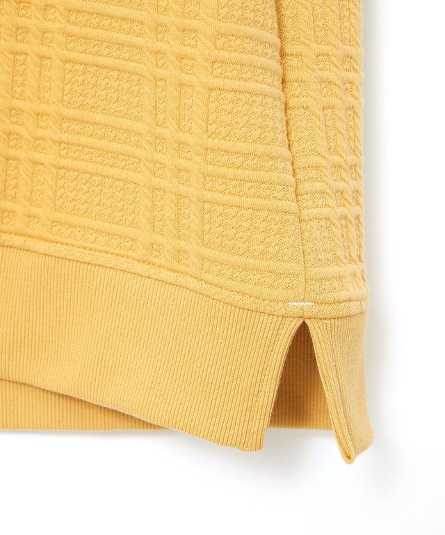 ブリスター チェック柄 トレーナー