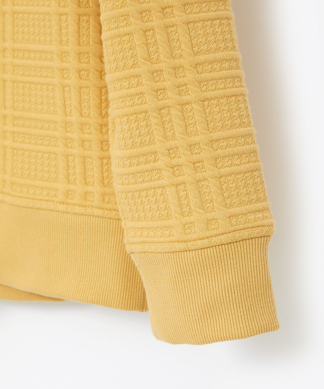 ブリスター チェック柄 トレーナー