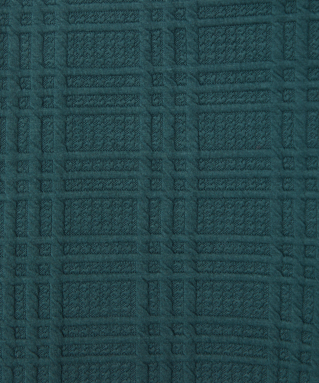 ブリスター チェック柄 トレーナー