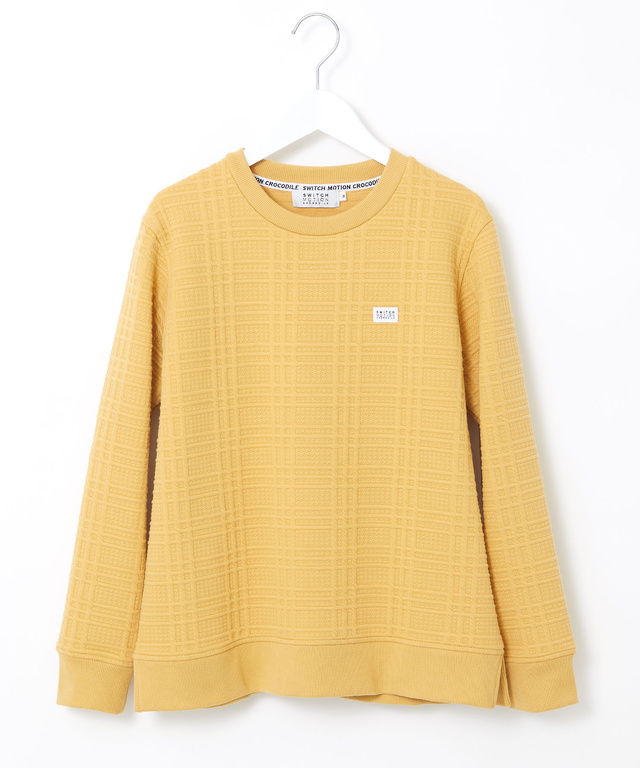 ブリスター チェック柄 トレーナー