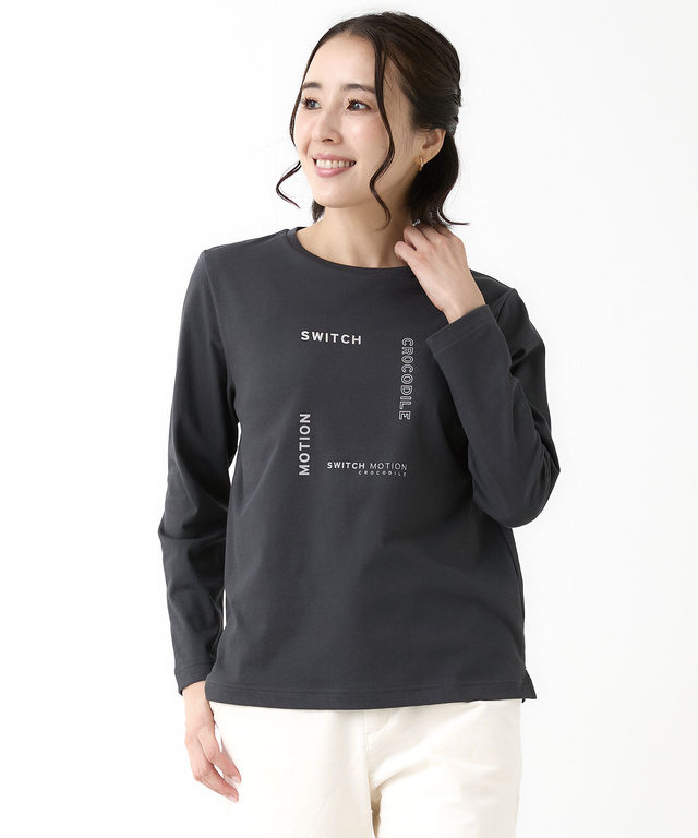 プレート天竺 カットソー