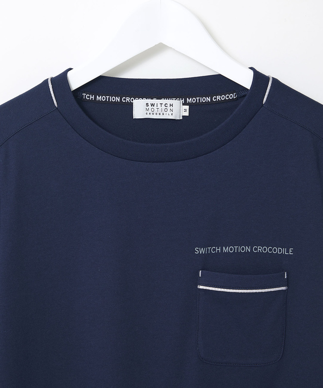 プレート 天竺 ポケットデザイン カットソー