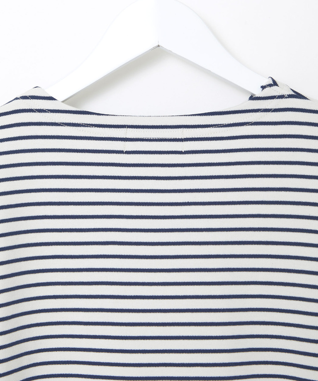 スムース ボーダー ロングTシャツ 