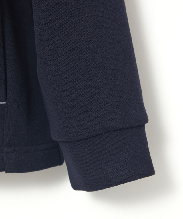 微起毛 裏毛 スナップボタン パーカー