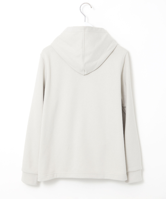 微起毛 裏毛 スナップボタン パーカー