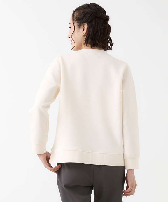 鹿の子 クルーネック トレーナー