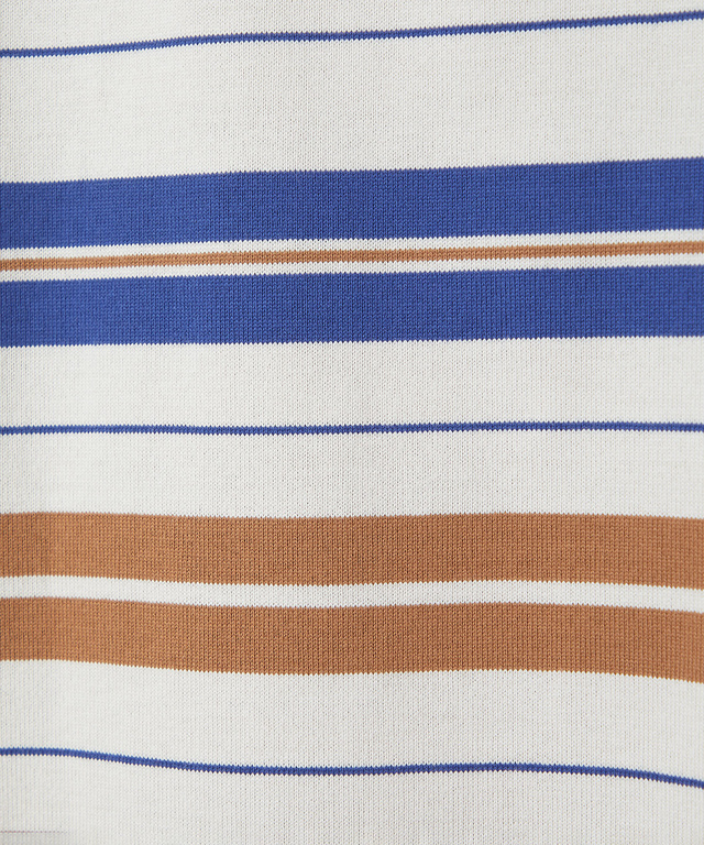 天竺 パネルボーダー カットソー