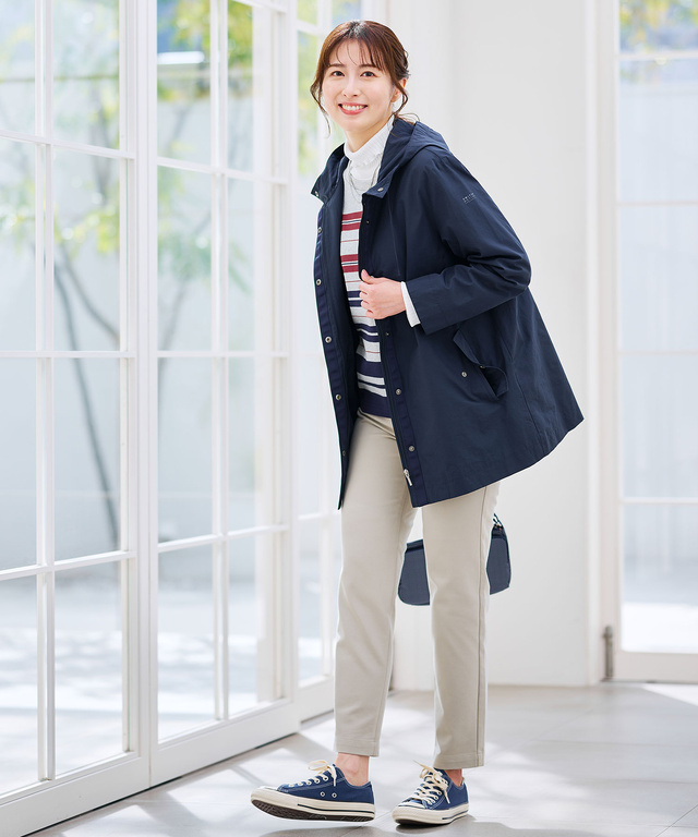 天竺 パネルボーダー カットソー