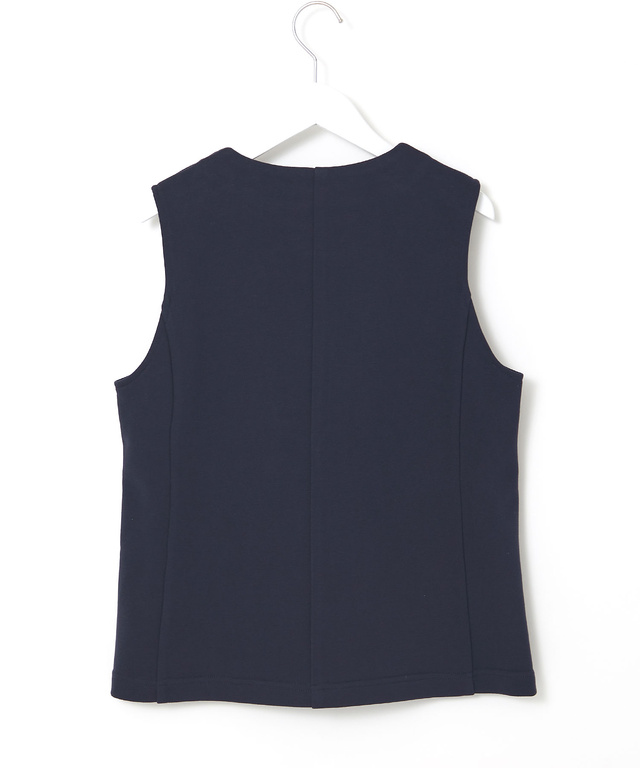 裏毛 微起毛 カットベスト